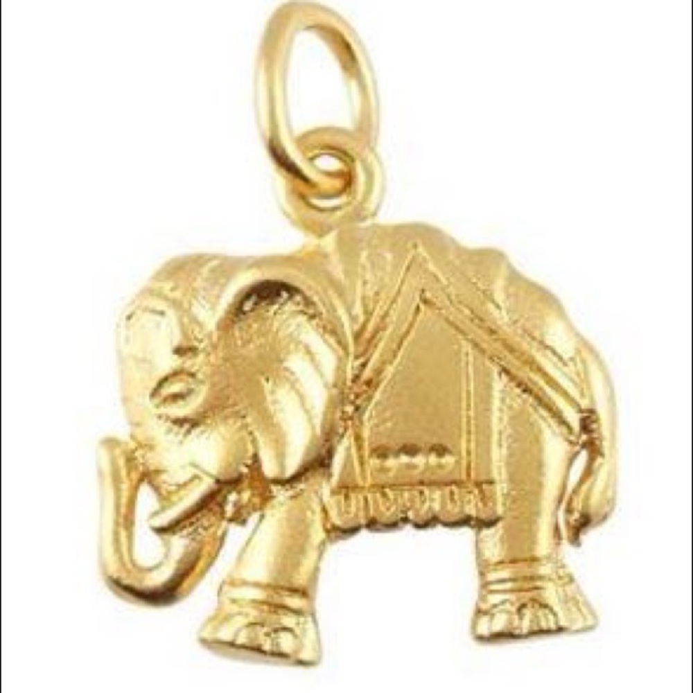 Lucky Elephant Charm 14k gold